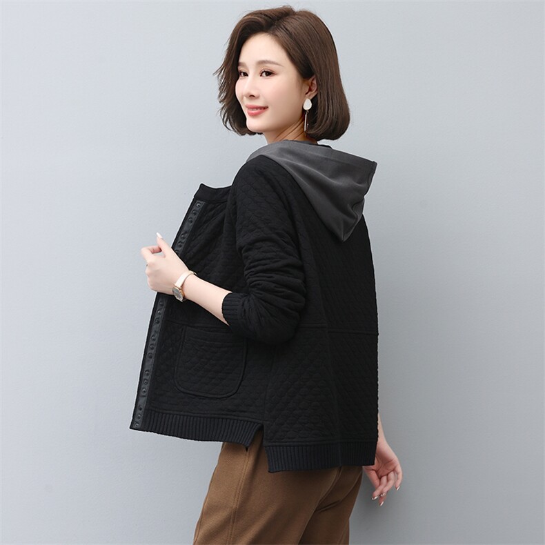 2025年春秋季新款韩版宽松显瘦短外套女士短款长袖开衫棒球服女棉,女装短外套,忆绮罗
