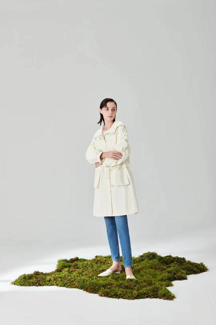 【现货】22春季休闲时尚风衣，女装风衣，"JINI PIUS及加"