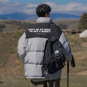 山系港风字母印花时尚宽松休闲立领棉服A247-MY82535特批85控138图片