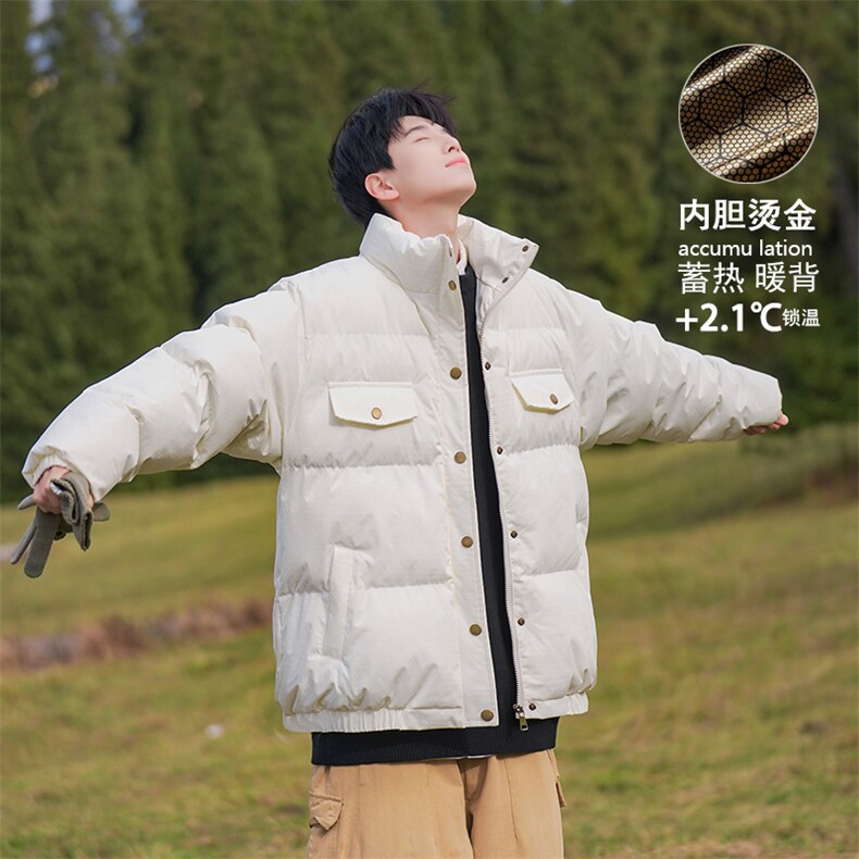 2025韩版潮流ins港风宽松美式痞帅保暖羽绒棉服A170-M872-TP60图片