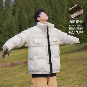 2025韩版潮流ins港风宽松美式痞帅保暖羽绒棉服A170-M872-TP60图片