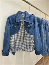 牛仔拼接外套，其它，怡梦情缘(6F)