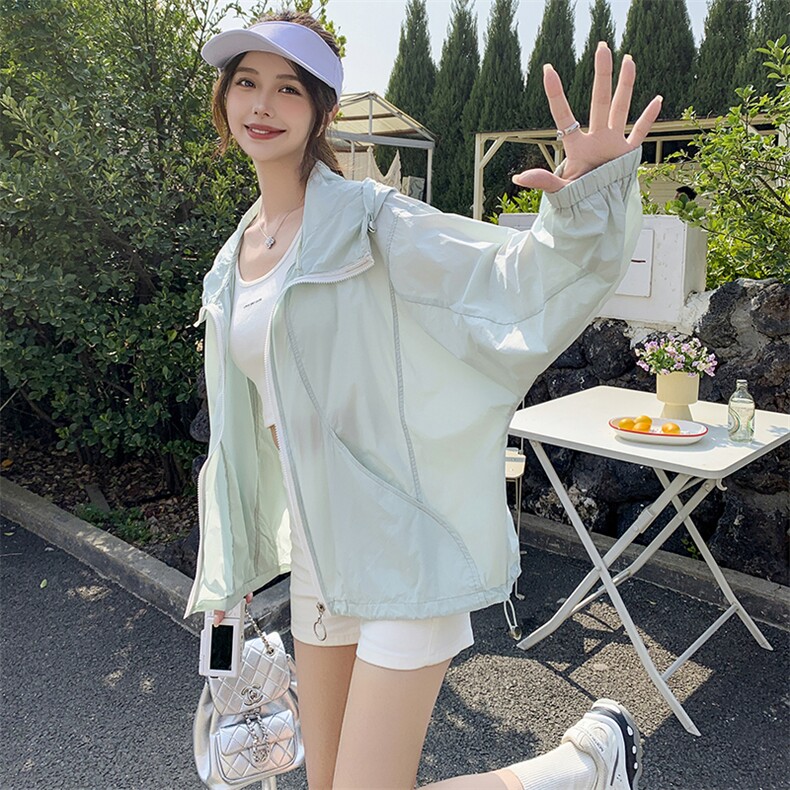 2025新款防晒服短款RF2C290-6830#-P85-138,女装防晒衣,蝶眷