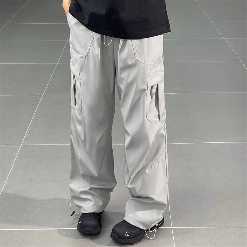 户外机能冲锋裤男款夏季美式宽松多口袋潮牌工装裤XA1573-P47,男装工装外套,星座208-5