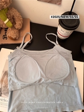 美式辣妹吊带背心女夏季可爱蝴蝶结短款设计感上衣外穿，女装背心吊带，梦白服饰厂