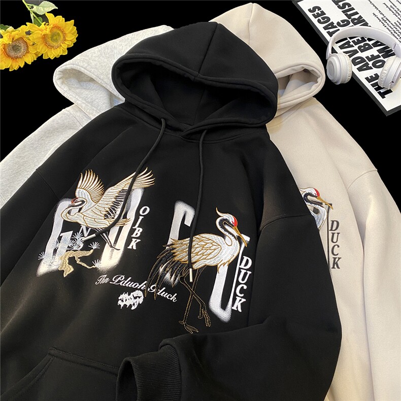 大重磅高品质刺绣连帽卫衣B386-DB60-批65-控98,男装卫衣,电商B386