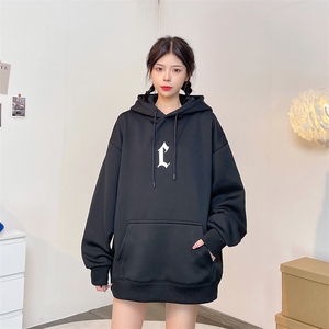 抖音供货、重磅加绒加厚卫衣秋季连帽宽松D223A-DYB-WY53-P65图片