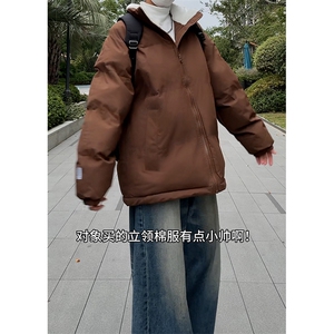 现货高品质美式高街冬季重磅三防加绒加厚羽绒棉衣厚外套棉服图片
