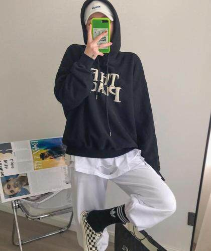 加绒卫衣，女装卫衣/绒衫，尚映