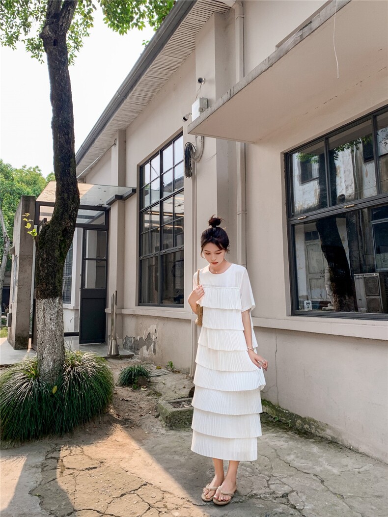 2022夏季新款现货主推款蛋糕连衣裙款号-1821-P115K168,女装连衣裙,浙宝305