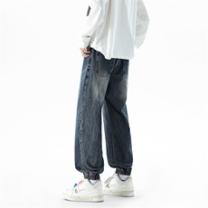 春款束脚裤男牛仔裤长裤KD610-P40，男装牛仔裤，电商D312-1