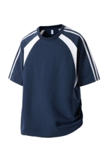 美式运动球服短袖男夏季潮牌重磅纯棉宽松休闲凉感t恤HH5713-P25，男装T恤，星座1206（原A206）