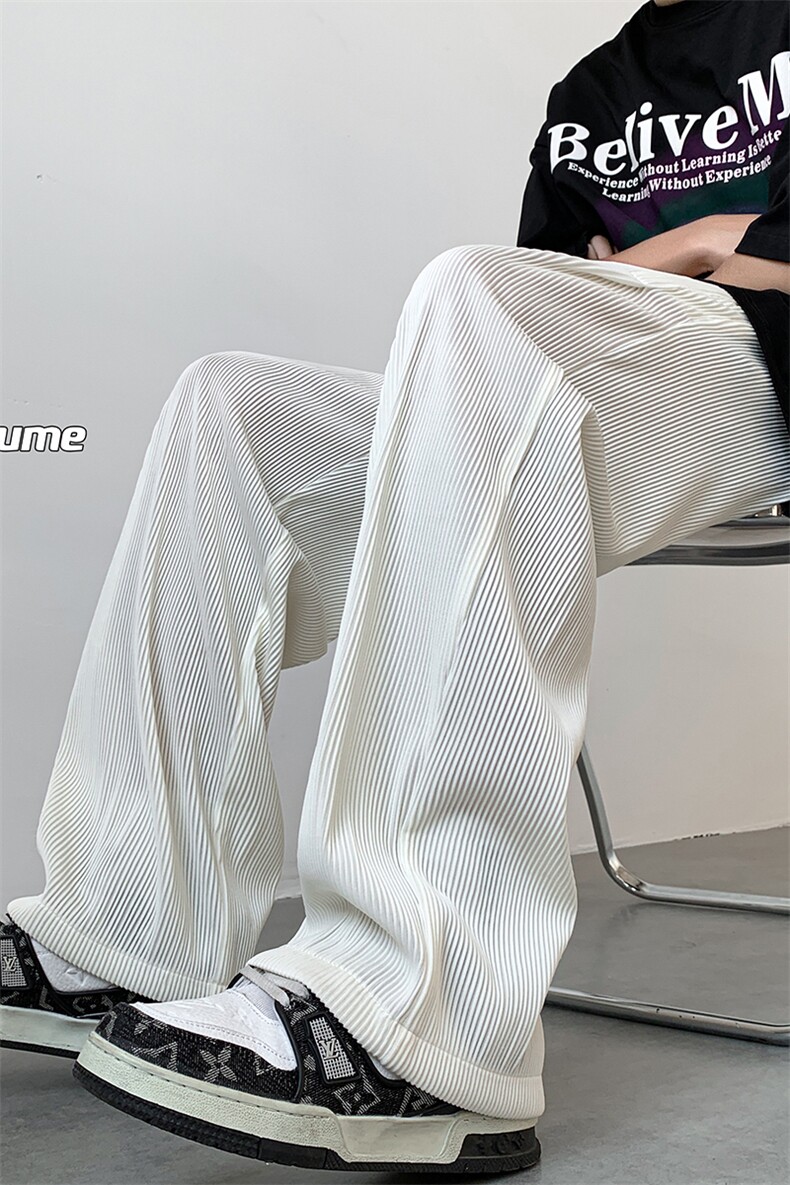 8XL-M特大码肌理感冰丝薄款休闲裤长裤男宽松百搭情侣裤K922P45,男装休闲裤,电商D206-1