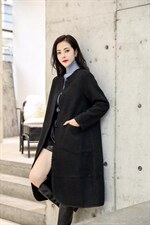 加厚毛呢外套，女装毛呢外套，江南雨桐