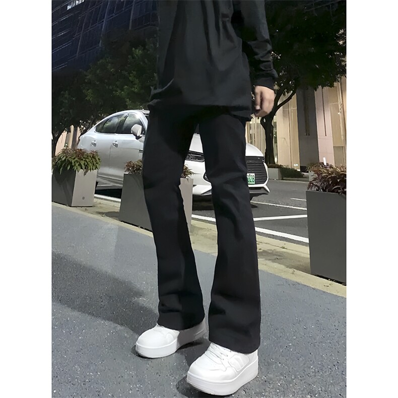 B221美式ins高街暗黑小众修身弹力休闲牛仔裤LK23010-P60控78,男装牛仔裤,电商B221