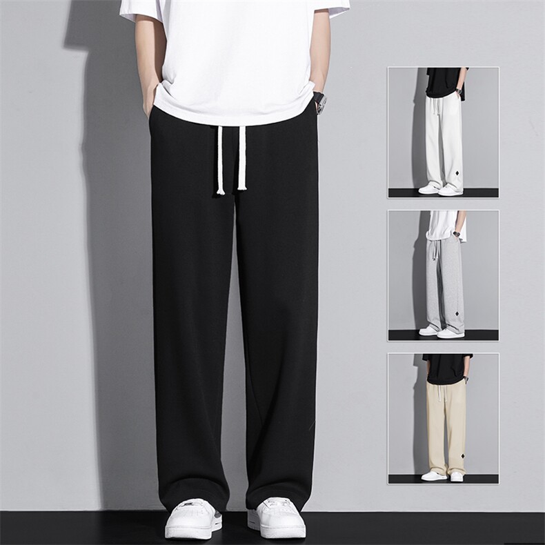 百搭卫裤显高显瘦百搭舒适多色可选直筒港风长裤WK87-1特批28,男装休闲裤,星座718-1