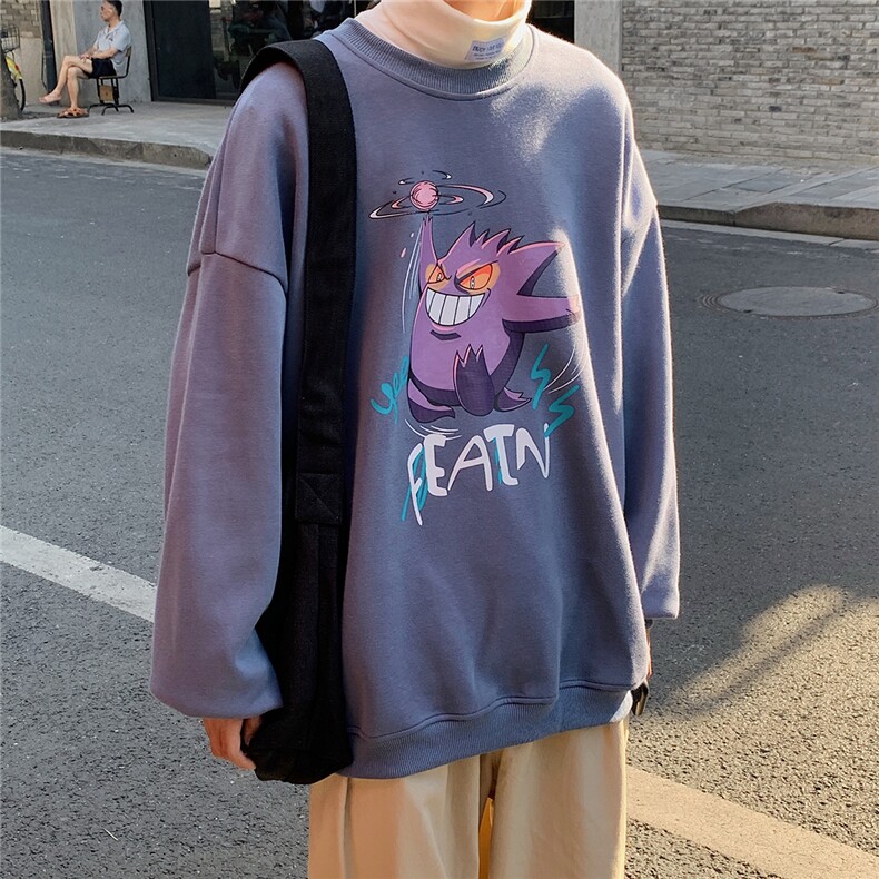 ??港风中性情侣大码休闲运动套头卫衣男外套7246P30,男装卫衣,星座227-7
