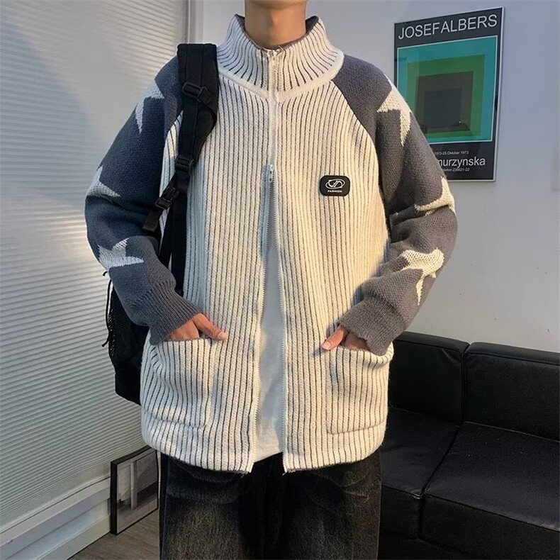 美式复古嘻哈字母拼色圆领男潮牌宽松情侣休闲打底衫图片