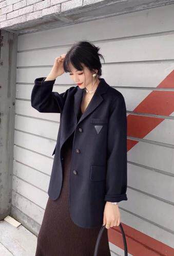 山羊绒短款大衣，其它，时尚轩