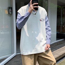 马甲男2024秋冬新款休闲时尚韩版潮青少年坎肩A161-2-MJ2211-P45，男装背心/马甲，电商A161-2