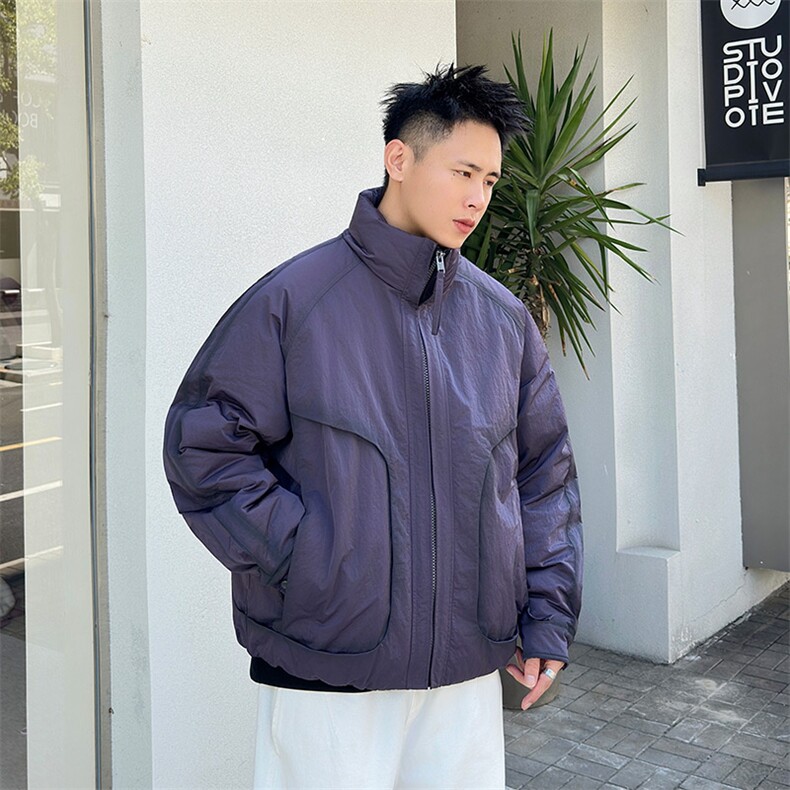 2025标90白鸭绒立领高品质羽绒服大码339-P370,男装羽绒服,星座223（原229-2）