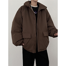 复古美拉德立领棉衣男女潮牌宽松加厚保暖棉服外套M057-P76，男装棉衣，星座308B-2