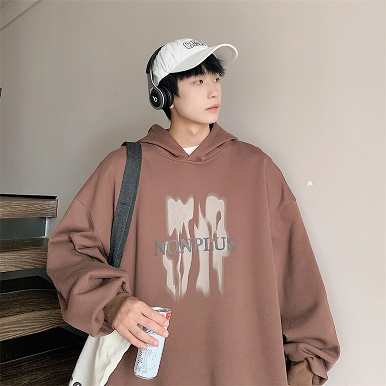 2025秋季新款印花连帽男士卫衣学生外套聚酯纤维WY8507-P45,女装短外套,电商A062