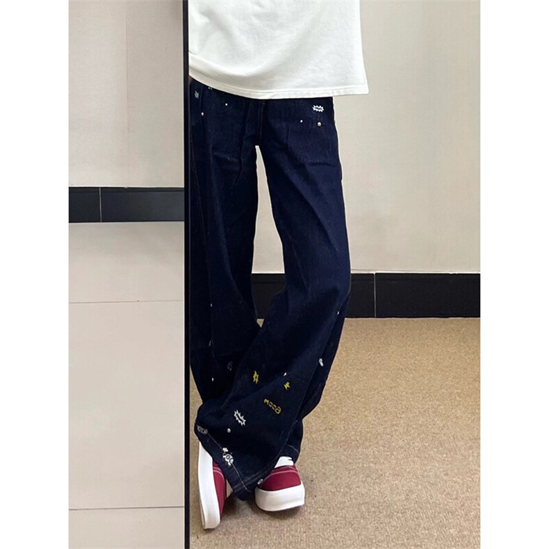 【高质量档口现货特批53量大可谈】男女印花牛仔裤610A-N33102,男装牛仔裤,星座610A