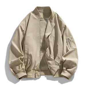 棒球服特批P75美式潮牌复古工装开衫外套男宽松休闲夹克男 SY2501图片