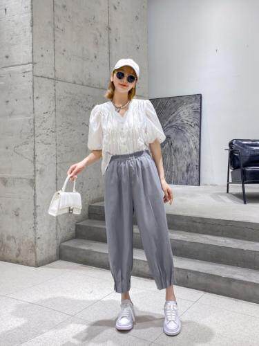 天丝麻料裤质感好现货哦MLXL，女装，潮不落