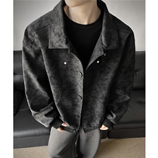 解构风拼接街头美式潮牌翻领夹克情侣宽松百搭外套W373TP78控138，男装夹克，电商A170