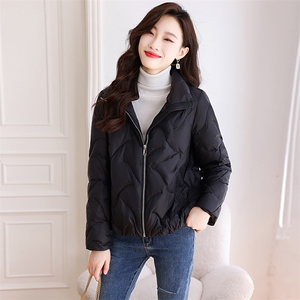 《主动款现货》90绒羽绒服女短款新款百搭冬装保暖羽绒服图片