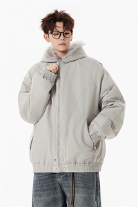 M8602-P95 冬季新款男女同款座山雕连帽棉衣外套图片
