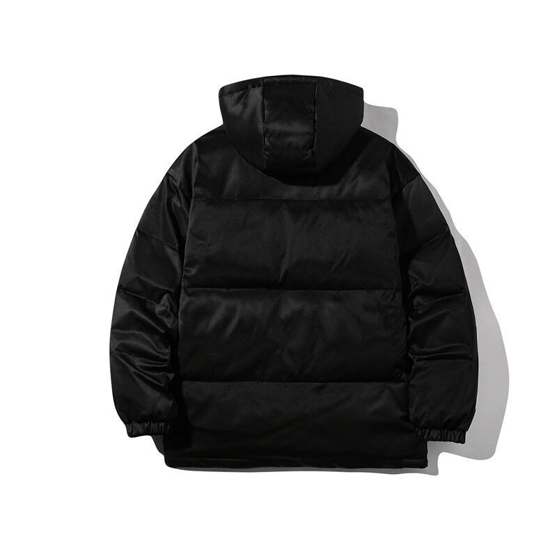 白底白鸭绒22冬季新款简约笑脸印花保暖连帽羽绒服YR140P225控298,男装羽绒服,电商A247-1