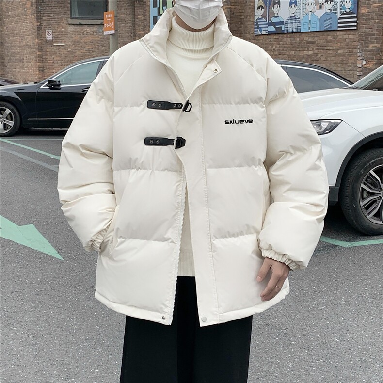 美式高街vibe飞机扣棉服防水男冬季外套加厚保暖小众羽绒棉衣潮牌,男装棉衣,星座907