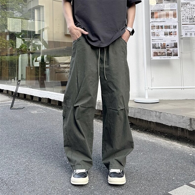 网图慎用夏季宽松美式工装裤新款百搭弯刀休闲裤310A-6131-P35,男装工装外套,四季星座310A
