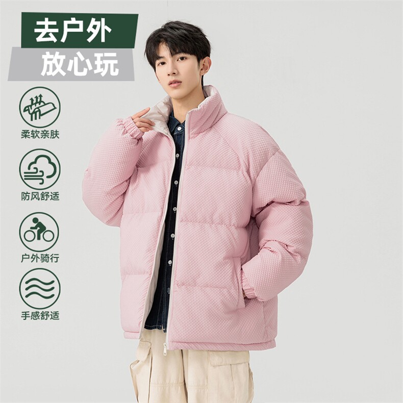 情侣面包服潮牌棉服男女加厚冬季外套轻薄防寒服棉袄M0812-P75图片