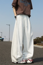 2026春季辑明线休闲卫裤男宽松直筒垂感裤子-A1991TP45控88，男装休闲裤，电商B241