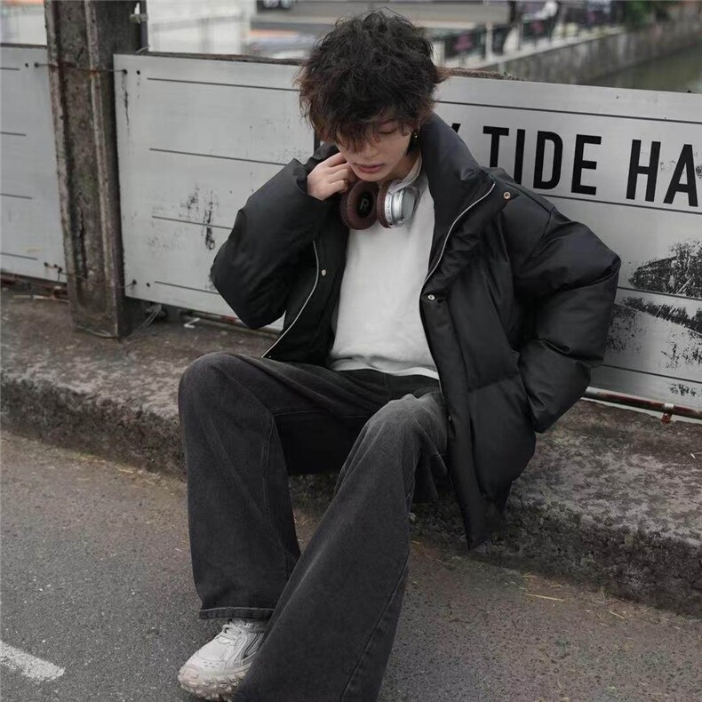 (网图)特价棉服特批价S起立领PU皮棉服皮棉服313B-Y666-P50,男装棉衣,星座313B