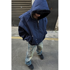 冬季座山雕重磅连帽棉服男女美式cleanfit加绒夹克外套M5029，男装夹克，星座1116A（原606A-3）