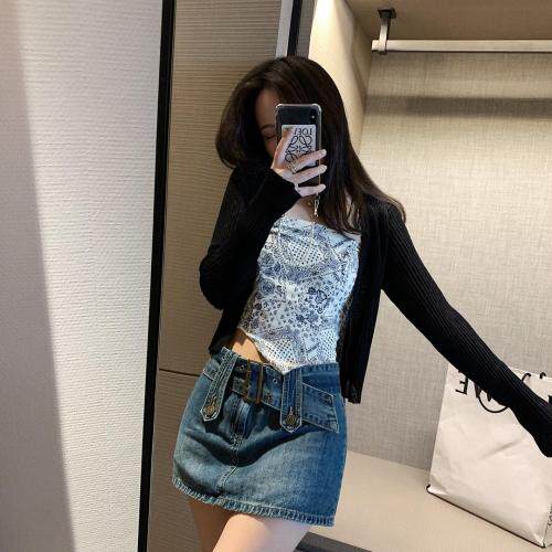 辣妹牛仔裙，女装，XTZ style