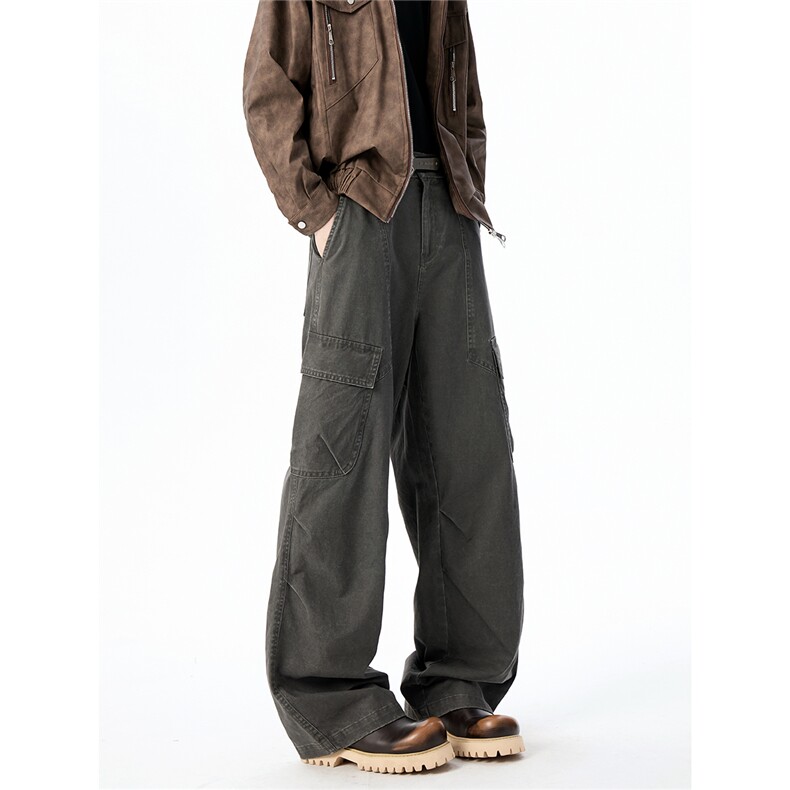 XT02-秋冬现货重磅高品多口袋风格店工装休闲裤(P65X118)4,男装工装外套,电商C315