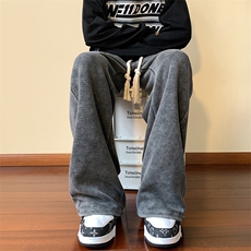 量大优供视频重磅水洗长裤美式复古休闲裤男CP39-P55，男装休闲裤，电商B371