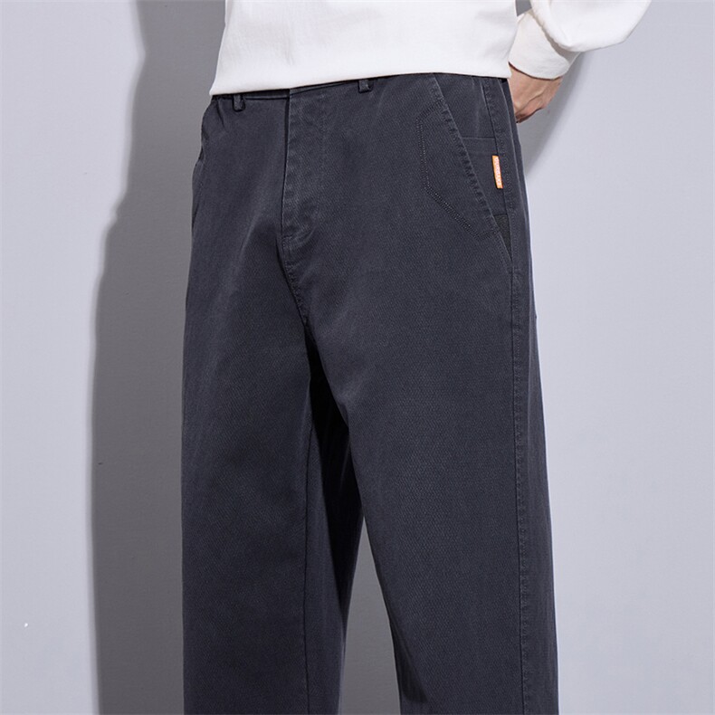 运动秋季休闲裤男款潮流宽松阔腿垂感百搭男士直筒裤子Y3166-P40,男装休闲裤,星座509