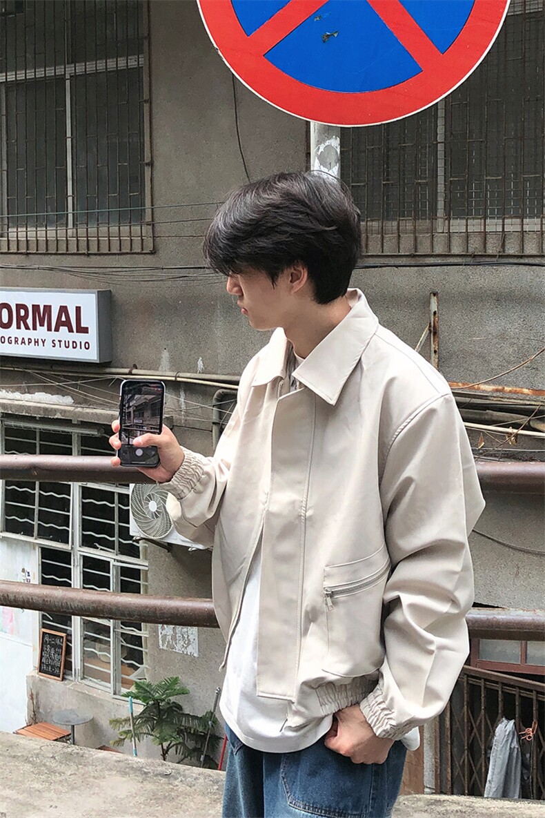 特P88无差价新款百搭拉链春秋时尚夹克外套-HJ5711港风街头,男装夹克,电商A003