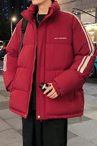 量大优可提供视频冬棉衣立领条纹HD019-1-MF5210-P75图片