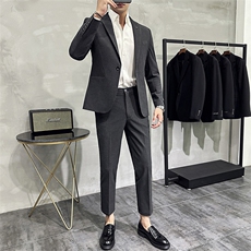 春秋季款正装男西服青年韩版简约时尚休闲单西外套A415-313-P155，男装西服，电商A355（原A415）