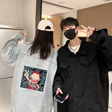 牛仔夹克男大码牛仔外套男茄克NJ77392-P60，男装夹克，电商A040