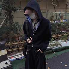 抖音得物高品质二开26春季美式潮牌两面穿连帽卫衣开衫男女外套，女装短外套，电商A443