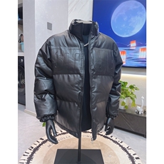 档口图立领钢印棉衣PU皮棉服棉袄M2883-特P100，男装棉衣，星座1213